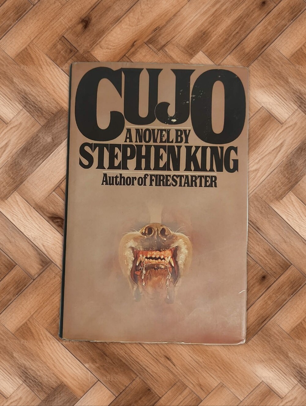 ​Vintage 1981 Cujo by Stephen King Hardcover Book 🔍 First Edition Printing